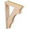 Ekena Millwork 5 1/2-in W x 24-in D x 36-in H Balboa Trad Rough Cedar Woodgrain TimberThane Outlooker, Primed Tan OUTUR055X24X36BOA04RCPR - alternate 4